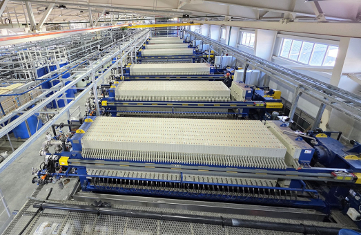 Специалисты «КемИнС» провели тестовый запуск фильтр-прессов