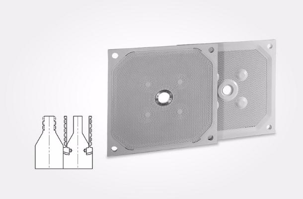 Конструкция RUD. Съёмная мембрана из PP, NBR, EPDM, TPE без уплотнительной поверхности
